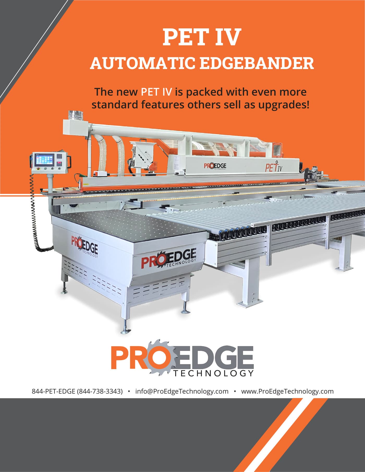 PET IV Edgebander brochure cover