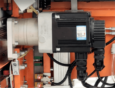OVVO machine X-axis mechanism