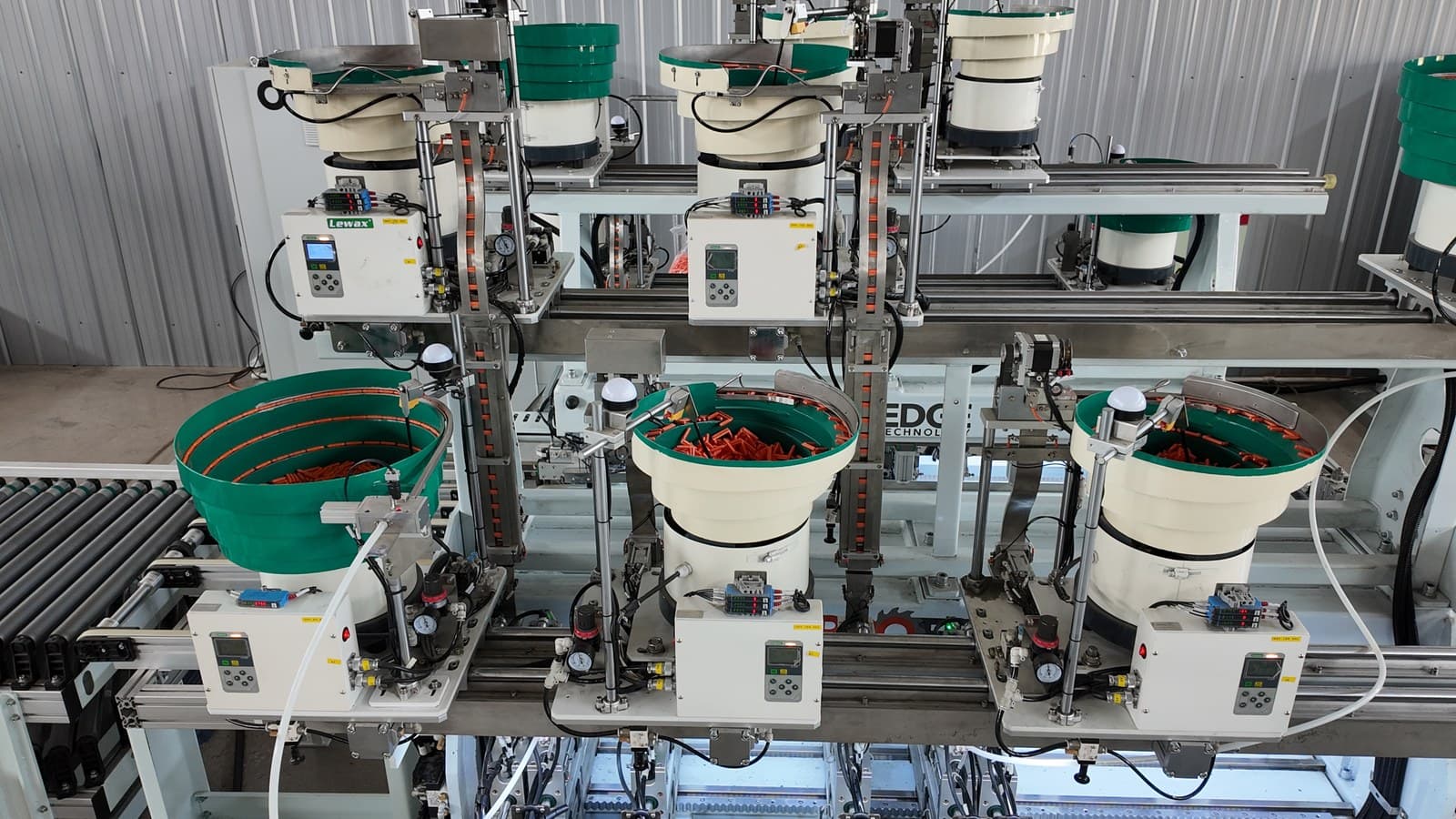 Second component view of the vibratory bowl feeders